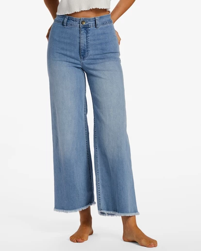 Outlet ๐ Billabong Free Fall Indigo Wide-Leg ๐ Jeans WASHED DENIM ๐ 12 Outlet ๐ Billabong Free Fall Indigo Wide-Leg ๐ Jeans WASHED DENIM ๐ - Image 10