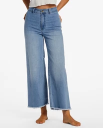 Outlet ๐ Billabong Free Fall Indigo Wide-Leg ๐ Jeans WASHED DENIM ๐ 6 Outlet ๐ Billabong Free Fall Indigo Wide-Leg ๐ Jeans WASHED DENIM ๐ - Image 4