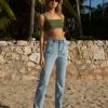 Best reviews of ❤️ Billabong I Got It High Waisted Denim Pants INDIGO RINSE 🔔 -Womens-clothing Shop abjdp00123 billabongl igr frt1