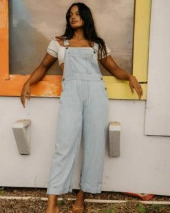 Cheapest 🤩 Billabong Wrangler Well Suited Denim Overalls RODEO BLUE 🌟 -Womens-clothing Shop abjdp00132 billabongl bgb0 frt1 1