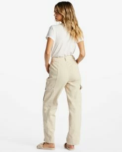 Cheapest 🔥 Billabong Wall To Wall Denim Cargo Pants ARMY 👍 -Womens-clothing Shop abjdp00135 billabongw anw bck1 1