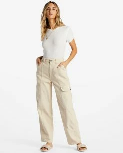 Cheapest 🔥 Billabong Wall To Wall Denim Cargo Pants ARMY 👍 -Womens-clothing Shop abjdp00135 billabongw anw frt1 1