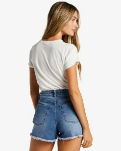 New 💯 Billabong So Cheeky Denim Shorts WASHED DENIM 🛒 -Womens-clothing Shop abjds00111 billabongw brqw bck1 1