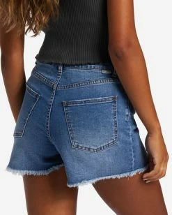 New 💯 Billabong So Cheeky Denim Shorts WASHED DENIM 🛒 -Womens-clothing Shop abjds00111 billabongw brqw dtl3 1
