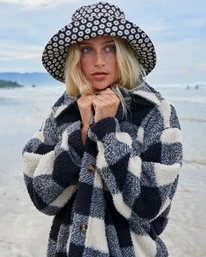 Deals 🔔 Billabong Fairbanks Button-Up Teddy Bear Jacket NUDE MOOD ❤️