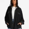 Discount ❤️ Billabong Any Time Shacket Button-Down Jacket TOFFEE 🧨 -Womens-clothing Shop abjft00211 billabongw ofb frt1