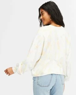 Top 10 👍 Billabong Dreamy Hues Crewneck Sweatshirt MULTI ❤️ -Womens-clothing Shop abjft00219 billabongw mul bck1 1