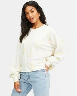 Top 10 👍 Billabong Dreamy Hues Crewneck Sweatshirt MULTI ❤️ -Womens-clothing Shop abjft00219 billabongw mul sd1 1
