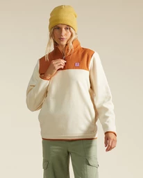 Flash Sale 🌟 Billabong A/Div Boundary Lite Half-Zip Mock Neck Sweatshirt ADOBE ✨