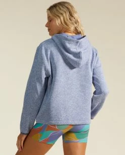 Hot Sale ✨ Billabong A/Div Highway Half-Zip Hoodie HEATHER OATMEAL 🧨 -Womens-clothing Shop abjft00295 billabongw pmk0 bck1 1
