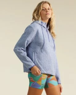 Hot Sale ✨ Billabong A/Div Highway Half-Zip Hoodie HEATHER OATMEAL 🧨 -Womens-clothing Shop abjft00295 billabongw pmk0 sd1 1