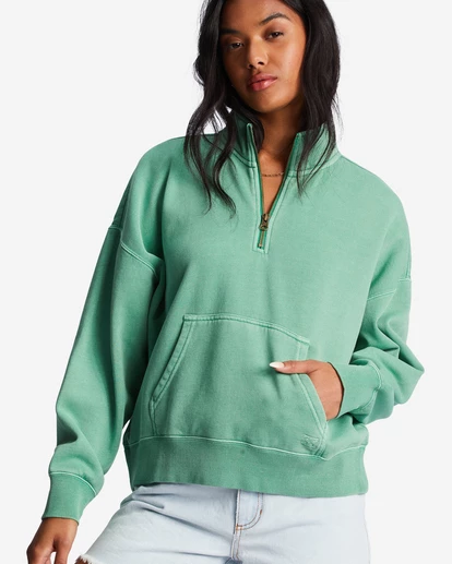 Cheap 🎉 Billabong Lazy Mornings Half-Zip Pullover Sweatshirt ANTIQUE WHITE 💯 10 Cheap 🎉 Billabong Lazy Mornings Half-Zip Pullover Sweatshirt ANTIQUE WHITE 💯 - Image 8