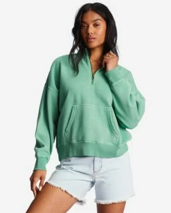 Cheap 🎉 Billabong Lazy Mornings Half-Zip Pullover Sweatshirt ANTIQUE WHITE 💯 14 Cheap 🎉 Billabong Lazy Mornings Half-Zip Pullover Sweatshirt ANTIQUE WHITE 💯 -Womens-clothing Shop abjft00341 billabongw gkz0 frt1 1
