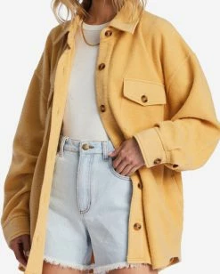 Best reviews of 🔥 Billabong Anytime Shacket Oversized Button-Through Jacket MELLOW DAZE 🎉 -Womens-clothing Shop abjft00350 billabongw ygy0 dtl1 1