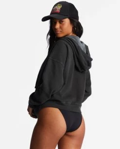 Brand new 😀 Billabong Forever Saturday Hoodie GOLD COAST 🧨 -Womens-clothing Shop abjft00354 billabongw bsd bck1 1