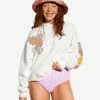 Promo 🛒 Billabong X Smiley Hidden Smiles Hoodie SALT CRYSTAL ⭐ -Womens-clothing Shop abjft00368 billabongw scs frt1
