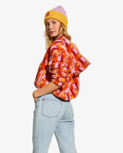 Budget 🎉 Billabong X Smiley Cozy Smiles Sweatshirt ORANGE KISS 🤩 8 Budget 🎉 Billabong X Smiley Cozy Smiles Sweatshirt ORANGE KISS 🤩 - Image 6