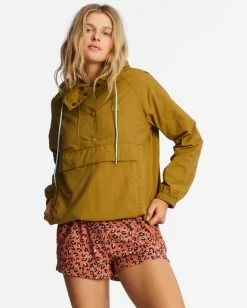Brand new 👍 Billabong Trail Along Anorak Pullover Jacket MAS MOSS ❤️ -Womens-clothing Shop abjjk00181 billabongw ckt0 frt1 1