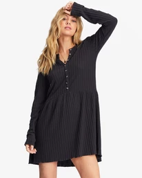 Best deal 🛒 Billabong Always Lounging 👗 Dress OFF BLACK 🔔