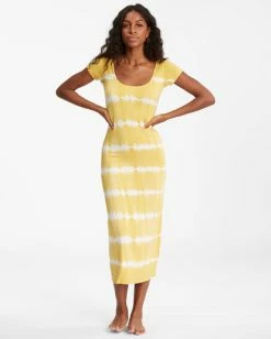 Deals 💯 Billabong Mid Day Midi 👗 Dress SUNBURST 🤩 -Womens-clothing Shop abjkd00132 billabongw srt frt1 1