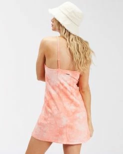 Flash Sale 👏 Billabong Easy On Me Knit 👗 Dress MELON 💯 -Womens-clothing Shop abjkd00137 billabongw mel bck1 1