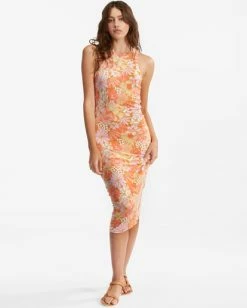 Flash Sale 👍 Billabong Tomboy Tank Midi 👗 Dress TOFFEE 😀 -Womens-clothing Shop abjkd00165 billabongw pne frt1 1