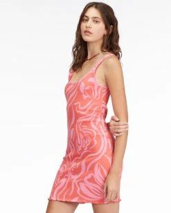 Promo 😍 Billabong Till Dawn Knit 👗 Dress VINTAGE CORAL 🛒 -Womens-clothing Shop abjkd00188 billabongw vco sd1 1