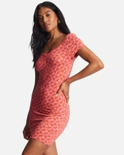 Best Sale 🌟 Billabong Girl In The Sun Bodycon 👗 Dress CORAL CRUSH ❤️ -Womens-clothing Shop abjkd00203 billabongw mjp0 sd1 1