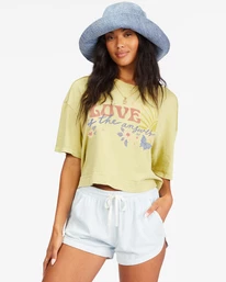 Cheapest ๐ฅ Billabong Only Today Graphic T-Shirt JUST PEACHY ๐