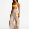 Flash Sale 🛒 Billabong Split Spirit Floral Pants BLACK 2 🎉 -Womens-clothing Shop abjnp00118 billabongw wmu frt1