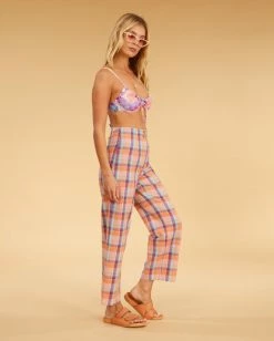 Coupon 😉 Billabong Salty Blonde Break Point Pants MULTI 🎁 -Womens-clothing Shop abjnp00147 billabongw mul sd1 1