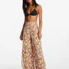 Outlet 😉 Billabong Wandering Soul 2 Wide-Leg Pants SORBET 🔔 -Womens-clothing Shop abjnp00193 billabongw mul1 frt1