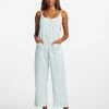 New 🌟 Billabong Beach Cruiser Wide-Leg Overalls SUNSET GOLD ⭐ -Womens-clothing Shop abjnp00234 billabongw bfw0 frt1