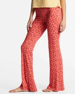 New ✔️ Billabong Sundown High-Waisted Flared Pants MULTI 4 ✨ -Womens-clothing Shop abjnp00255 billabongw mjp0 dtl1 1