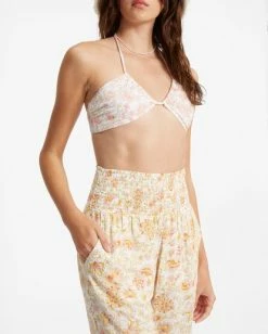 Flash Sale 🤩 Billabong New Waves 2 Wide-Leg Pants WHITE/MULTI 😉 -Womens-clothing Shop abjnp00263 billabongw wmu dtl1 1