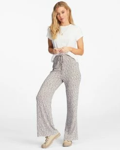 Coupon 🧨 Billabong So Easy High-Waisted Wide-Leg Knit Pants MULTI ✔️ -Womens-clothing Shop abjnp00328 billabongw mul sd1 1
