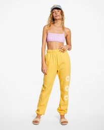 Top 10 ✨ Billabong X Smiley Happy Saturday Joggers LADY LAVENDER 🌟