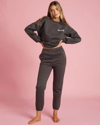 Flash Sale 🎁 Billabong Endless Vibe High-Waisted Sweatpants OFF BLACK ⌛