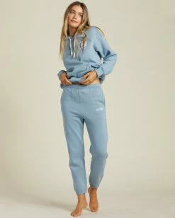 Best Sale 💯 Billabong On The Run Sweatpants BLUE HORIZON 👍 -Womens-clothing Shop abjnp00357 billabongw bkf0 frt1 1