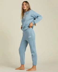 Best Sale 💯 Billabong On The Run Sweatpants BLUE HORIZON 👍 -Womens-clothing Shop abjnp00357 billabongw bkf0 sd1 1