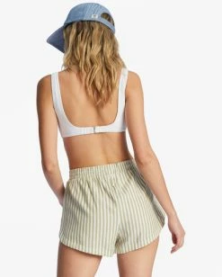 Flash Sale 🎉 Billabong Road Trippin Elastic Waist Shorts LIT SKIES 👍 -Womens-clothing Shop abjns00100 billabongw avo bck1 1