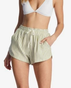 Flash Sale 🎉 Billabong Road Trippin Elastic Waist Shorts LIT SKIES 👍 -Womens-clothing Shop abjns00100 billabongw avo dtl1 1