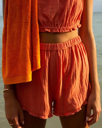 Best Pirce π€© Billabong By The Beach Elastic Waist Shorts ROSE CLAY π 7 Best Pirce π€© Billabong By The Beach Elastic Waist Shorts ROSE CLAY π - Image 5