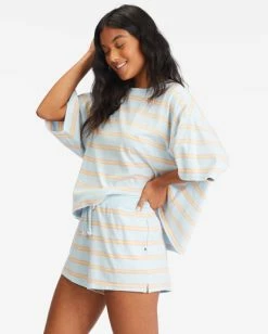 Flash Sale 🧨 Billabong Feeling Free High-Waisted Knit Shorts PINA COLADA 🛒 -Womens-clothing Shop abjns00218 billabongw bzp0 sd1 1