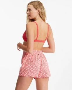 Brand new ❤️ Billabong Set Me Up Short High-Waisted Shorts FUEGO 🔔 -Womens-clothing Shop abjns00228 billabongw fue bck1 1