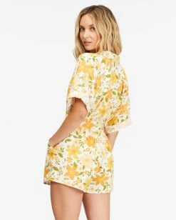 Brand new ⌛ Billabong Made For Sun Elastic Waist Shorts SALT CRYSTAL 🔔 -Womens-clothing Shop abjns00233 billabongw scs bck1 1