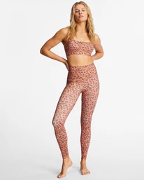 Outlet 👍 Billabong A/Div Adventure Legging High-Waisted Leggings WILD ROSE 😀