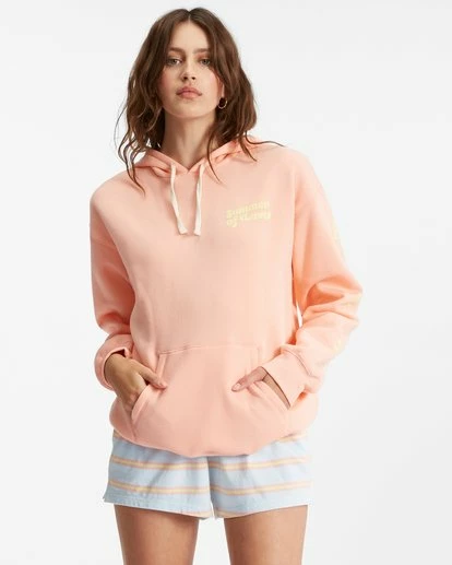 New π Billabong Hello π Summer Pullover Hoodie PEACH PIT π 8 New π Billabong Hello π Summer Pullover Hoodie PEACH PIT π - Image 6