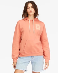 Outlet 😉 Billabong Here To Stay Graphic Hoodie TERRACOTTA ✨