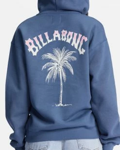 Deals ❤️ Billabong Bon Voyage Graphic Hoodie INDIGO LOVE ❤️ -Womens-clothing Shop abjsf00375 billabongw bng0 dtl1 1